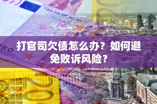 北京打官司欠债怎么办？如何避免败诉风险？