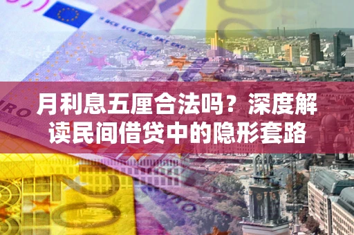 北京月利息五厘合法吗？深度解读民间借贷中的隐形套路